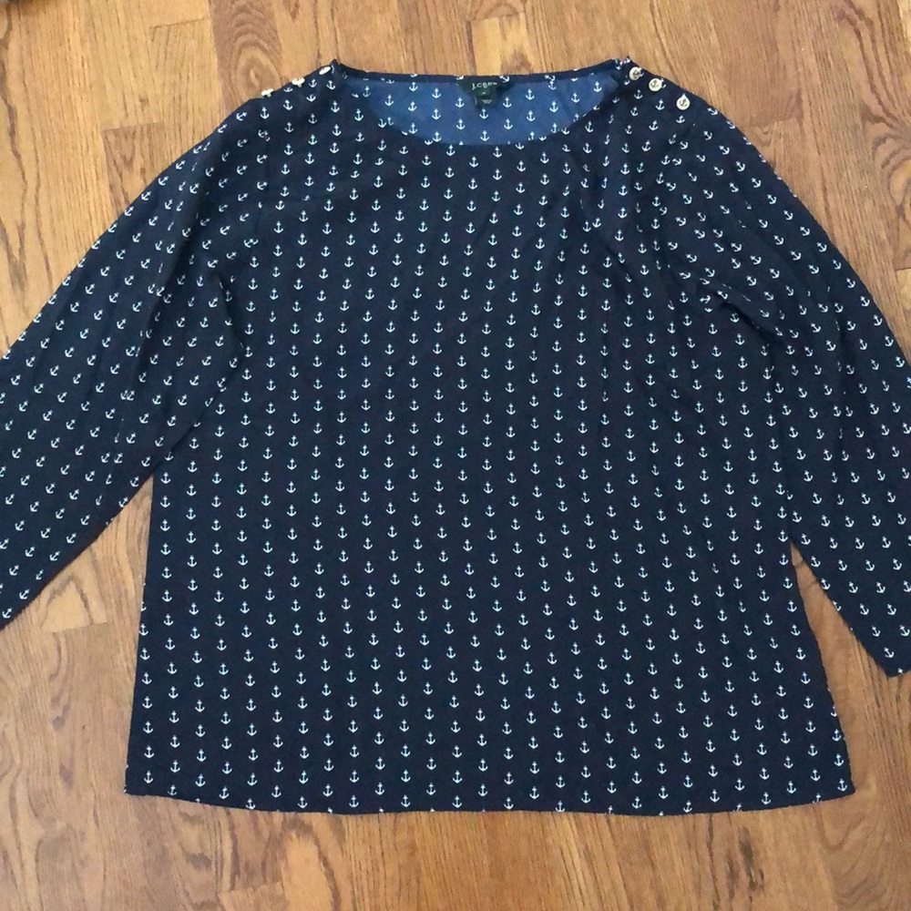 JCrew Anchor shirt size XL